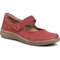 Półbuty GO SOFT - RITA-05 Red. Czerwone półbuty damskie GO SOFT, na co dzień, bez wzorów, ze skóry, bez obcasa, na płaskiej podeszwie, bez zapięcia. Za 139,99 zł.
