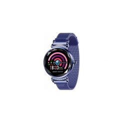 Smartband RH2 Smartwatch Smartzegarek Zegarek Damski Bransoleta Niebieski. Niebieskie, cyfrowe zegarki damskie Active Band, sztuczne. Za 229,99 zł.