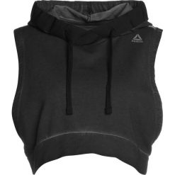 Reebok COMBAT GLORY Bluza z kapturem black. Czarne bluzy damskie Reebok, xs, z bawełny, z kapturem. Za 349,00 zł.