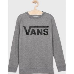 Vans - Bluza dziecięca 122-174 cm. Szare bluzy chłopięce Vans, z nadrukiem, z bawełny, bez rękawów, bez kaptura. Za 199,90 zł.