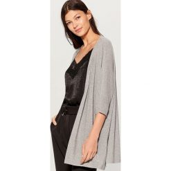 Kardigan oversize - Szary. Szare swetry damskie Mohito, s, bez wzorów. Za 89,99 zł.