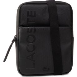 Saszetka LACOSTE - M Flat Crossover Bag NH3135PO Black 000. Czarne torby męskie skórzane Lacoste, bez wzorów, ze skóry ekologicznej, młodzieżowe. W wyprzedaży za 279,00 zł.