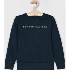Tommy Hilfiger - Bluza dziecięca 128-176 cm. Niebieskie bluzy chłopięce TOMMY HILFIGER, z nadrukiem, z elastanu, bez rękawów, bez kaptura. Za 269,90 zł.