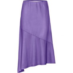 Spódnica z połyskującego materiału bonprix hiacyntowy lila. Fioletowe spódniczki damskie bonprix, bez wzorów, krótkie, mini. Za 54,99 zł.