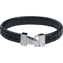 Bransoletki męskie: Wildcat Signature Bracelet Bransoletka skórzana czarny