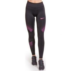 NIKE FAST TIGHT > BQ1063-011. Legginsy sportowe damskie Nike, l, bez wzorów, z poliesteru, na fitness i siłownię. Za 99,99 zł.