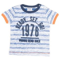 Primigi T-Shirt Chłopięcy 74 Niebieski. Niebieskie t-shirty chłopięce marki Primigi. W wyprzedaży za 49,00 zł.