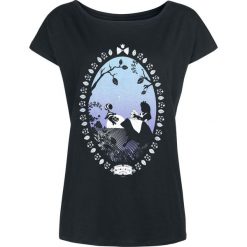 Alicja w Krainie Czarów Almost Alice Koszulka damska czarny. Czarne t-shirty damskie marki Alicja w Krainie Czarów, m, z nadrukiem, z dekoltem w łódkę. Za 62,90 zł.