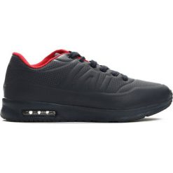 Granatowe Buty Sportowe Repertuar. Czarne buty sportowe męskie marki Born2be, na sznurówki. Za 99,99 zł.
