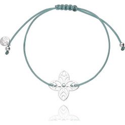 By Dziubeka - Bransoletka. Niebieskie bransoletki damskie By Dziubeka, z materiału, z mosiądzu. W wyprzedaży za 19,90 zł.