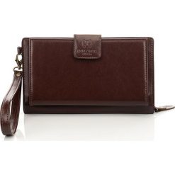 ADEN Męska skórzana ekskluzywna saszetka Bussines Class Bryowa. Brązowe torby męskie skórzane marki Paolo Peruzzi, w paski, ze skóry, eleganckie. Za 249,00 zł.