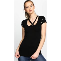 Czarna Bluzka Trout. Czarne t-shirty damskie marki Born2be, s. Za 29,99 zł.