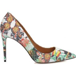 Buty ślubne damskie: Multikolorowe czółenka damskie