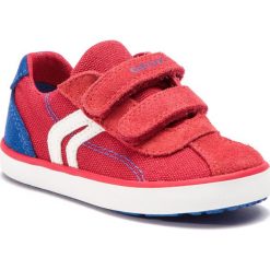 Sneakersy GEOX - B Kilwi B. G B82A7G 01022 C0849 M Dk Red/Royal. Czerwone trampki chłopięce Geox, bez wzorów, ze skóry, na rzepy. W wyprzedaży za 149,00 zł.