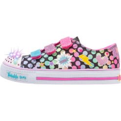 Skechers SHUFFLES POPPIN POSSE Tenisówki i Trampki black/multicolor. Czarne trampki chłopięce Skechers, z materiału. Za 239,00 zł.