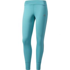 Legginsy sportowe damskie: Adidas Legginsy Response Long niebieskie r. M (S98120)