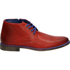 Botki męskie - ERGO327 RO J8. Brązowe botki męskie Venezia, ze skóry. Za 229,00 zł.