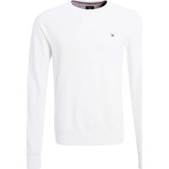 GANT ORIGINAL CNECK Bluza egg shell. Białe bluzy męskie GANT, m, z bawełny. Za 379,00 zł.