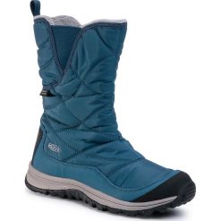 Śniegowce KEEN - Terradora Pull On Boot Wp 1021722 Stellar/Majoica Blue. Niebieskie kozaki damskie Keen, z tworzywa sztucznego, na niskim obcasie, bez zapięcia. W wyprzedaży za 289,00 zł.