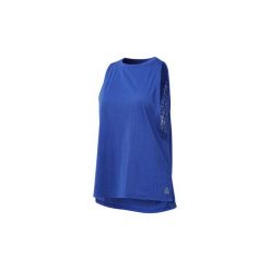Topy na ramiączkach / T-shirty bez rękawów Reebok Sport Koszulka na ramiączkach Burnout. Niebieskie bluzki sportowe damskie Reebok Sport, m. Za 139,00 zł.