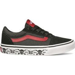 Vans tenisówki Yt Ward Skull Czarny/Czerwony 31. Czerwone buty chłopięce sportowe Vans, bez zapięcia. Za 189,00 zł.