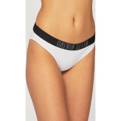 Calvin Klein Jeans - Figi kąpielowe. Niebieskie stroje kąpielowe damskie Calvin Klein Jeans, xs, bez wzorów, z elastanu. W wyprzedaży za 129,90 zł.