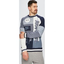 Nike Sportswear - Bluza. Szare bluzy męskie Nike Sportswear, s, z nadrukiem, z bawełny, z okrągłym kołnierzem, bez rękawów, bez kaptura. W wyprzedaży za 429,90 zł.