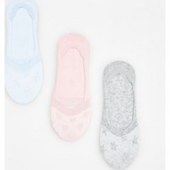 Kapcie damskie: 3 pack balerinek – Niebieski