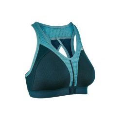 Stanik Do Biegania Easy Zip. Różowe biustonosze KALENJI, bez wzorów, z elastanu. Za 79,99 zł.