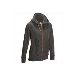 Bluza jeździecka SW500 damska. Szare bluzy damskie marki FOUGANZA, xl, bez wzorów, z bawełny, bez rękawów, bez kaptura. Za 99,99 zł.