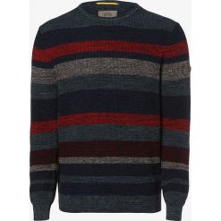 Camel Active - Sweter męski, niebieski. Brązowe swetry męskie Camel Active, xxl, w paski, z dzianiny, klasyczne, bez kołnierzyka, bez kaptura. Za 449,95 zł.
