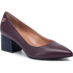 Półbuty POLLINI - SA10385G08TD1665 Oce. Fioletowe półbuty damskie Pollini, ze skóry. W wyprzedaży za 659,00 zł.