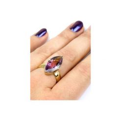 InspiRING Ametyst Szlif Markiza złoto. Fioletowe pierścionki damskie Brazi druse jewelry, z ametystem, złote. Za 430,00 zł.