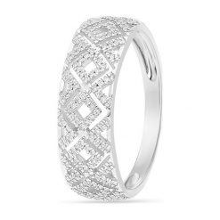Piękny Złoty Pierścionek - złoto 585, Diament 0,18ct. Żółte pierścionki damskie W.KRUK, z diamentem, złote. Za 2390,00 zł.