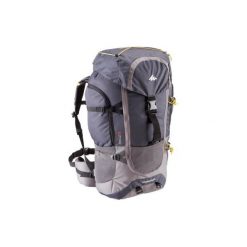 Plecak trekkingowy Forclaz 70 l. Szare plecaki męskie marki QUECHUA, bez wzorów, z poliesteru. Za 199,99 zł.