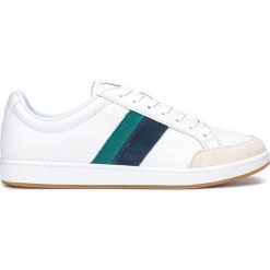 Lacoste Carnaby Ace Tumbled Tenisówki Biały. Białe trampki męskie Lacoste, bez wzorów, ze skóry, bez zapięcia. Za 542,95 zł.