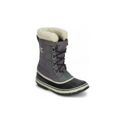 Śniegowce Sorel WINTER CARNIVAL. Szare buty zimowe damskie marki Sorel. Za 423,20 zł.