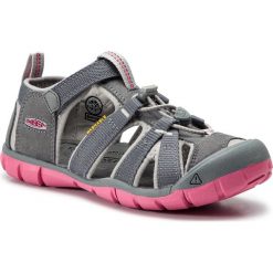 Sandały KEEN - Seacamp II Cnx 1020702 Steel Grey/Rapture Rose. Szare sandały dziewczęce Keen, z tworzywa sztucznego, bez zapięcia. Za 249,95 zł.