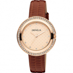 Zegarek kwarcowy w kolorze brązowo-różowozłotym. Brązowe, analogowe zegarki damskie Esprit Watches, metalowe. W wyprzedaży za 104,95 zł.