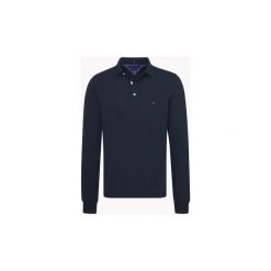 Koszulki polo z długim rękawem Tommy Hilfiger MW0MW08823 TOMMY SLIM POLO. Niebieskie koszulki męskie TOMMY HILFIGER, s, bez wzorów, z długim rękawem. Za 295,98 zł.