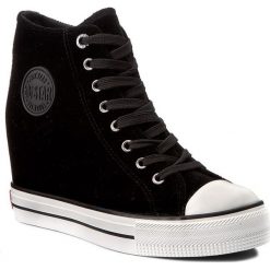 Sneakersy BIG STAR - Y274071 Black. Czarne sneakersy damskie BIG STAR, z gumy. Za 129,00 zł.