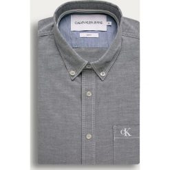 Calvin Klein Jeans - Koszula. Niebieskie koszule męskie Calvin Klein Jeans, s, bez wzorów, z elastanu, casualowe, button down, z długim rękawem. Za 299,90 zł.