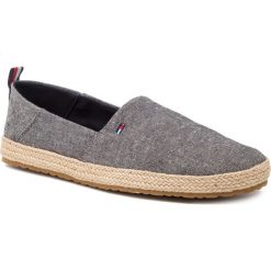 Espadryle TOMMY HILFIGER - Chambray Slipon Espadrille FM0FM02096 Black 990. Czarne espadryle męskie TOMMY HILFIGER, na co dzień, bez wzorów, z tworzywa sztucznego, bez zapięcia. Za 299,00 zł.