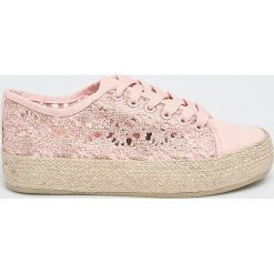 Answear - Espadryle Anesia. Szare tomsy damskie ANSWEAR, z gumy, na platformie. W wyprzedaży za 84,90 zł.