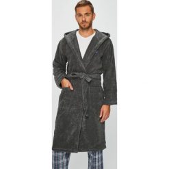 Emporio Armani - Szlafrok. Szare szlafroki męskie marki Emporio Armani, m, z bawełny. Za 699,90 zł.