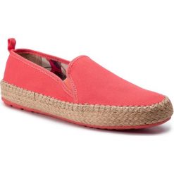 Espadryle EMU AUSTRALIA - Gum W11385 Coral. Różowe espadryle damskie EMU Australia, bez wzorów, z tworzywa sztucznego, bez obcasa, na płaskiej podeszwie. W wyprzedaży za 209,00 zł.