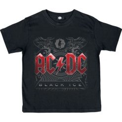 T-shirty damskie: AC/DC Black Ice Koszulka dziecięca czarny