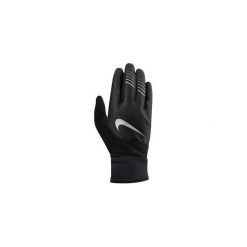 Rękawiczki męskie: Nike Rękawiczki męskie Therma-fit Elite Run Gloves Volt/black/silver r. L