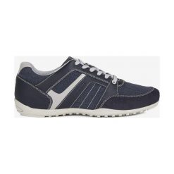 Geox Garlan Tenisówki Niebieski. Niebieskie trampki męskie Geox, bez wzorów, z materiału, bez zapięcia. Za 376,95 zł.