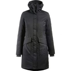 Płaszcz funkcyjny w kolorze czarnym. Czarne kurtki damskie SCHECK - Outdoor Basics, na zimę, l, bez wzorów, bez kaptura. W wyprzedaży za 257,95 zł.